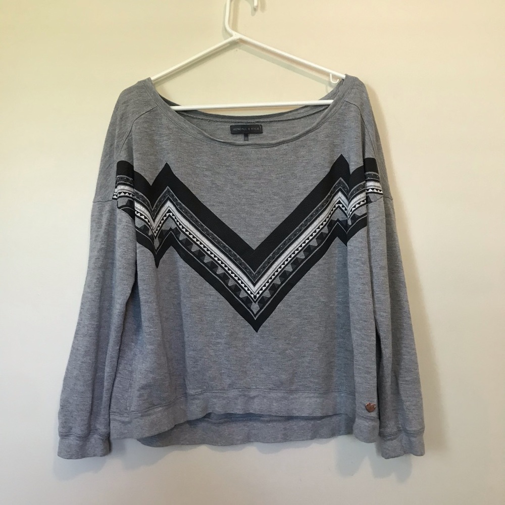 Kendall and Kylie pull over sweater